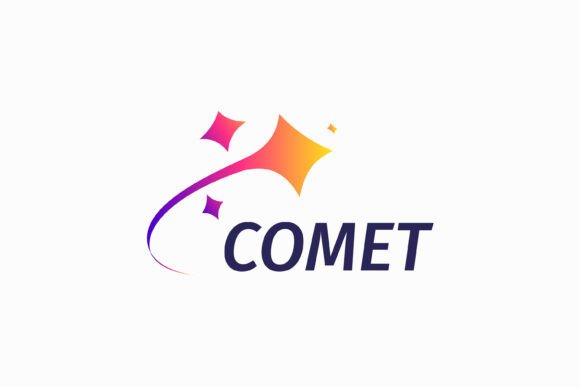 Abstract Shooting Star Logo: A Versatile Graphics Choice