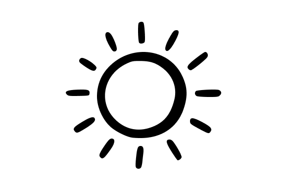 Bright Yellow Sun Summer Day: A Versatile Graphics Illustration