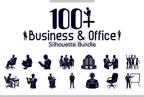 Business Professions Silhouette Bundle: Graphics & Illustrations