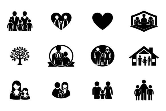Family Vector Icon Set: An Embroidery Review