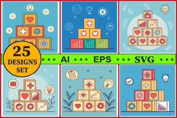 Healthcare Icon Vector Clipart Bundle: A Must for Medical Branding