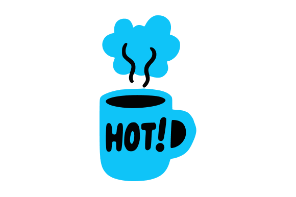 Hot Coffee Mug Steam Doodle: A Versatile Graphics Asset