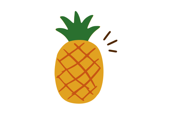 Pineapple Fruit Clip Art: A Versatile Graphics Asset