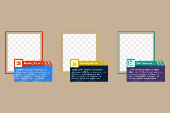Rectangle Text Box Element Infographic Review